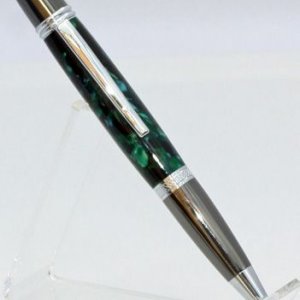 Sierra pen Made From Green Acrylic