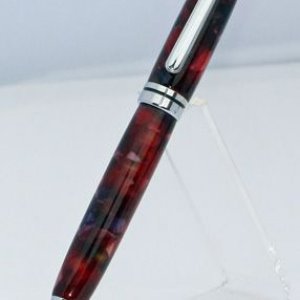 Acrylic Red Chip Designer Pen