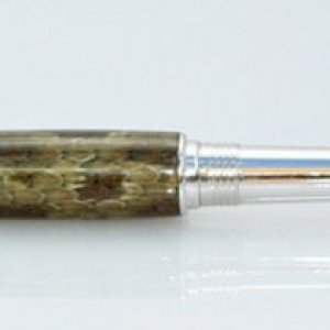 Rhodium plated Rattlesnake Fountain Pen