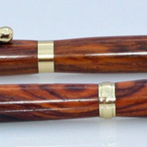 Cocobola pen and Pencil set
