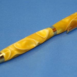 Lemon Yellow Acrylic Slimline pen