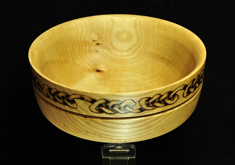 Celtic knot 5 inch Sycamore Bowl