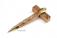 #5A - 24k Gold with Spalted Cypress.JPG