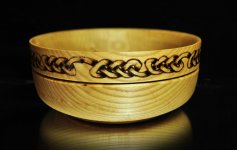Celtic knot Sycamore 5 inch Bowl - Walnut oil finish (3) WEB.jpg