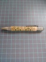 PSI  #1 Celtic PEWTER  twist pen colored epoxy inlay blank - Ryan.jpg