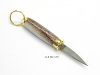 #3 - Compact Key Ring Knife - Elk Antler.JPG