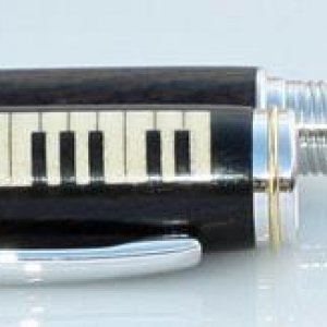 Rhodium Gentlemans Grand Piano Fountain Pen