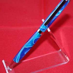 Ocean deep acrylic slimline pen