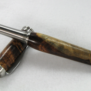 Rosewood Burl on Marksman Eagle Rollerball Kit