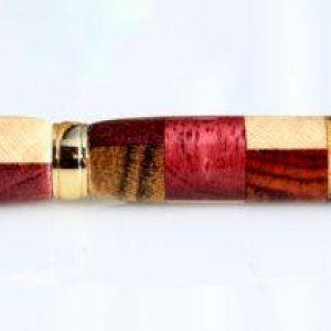 Gold Slimline Mixed Wood