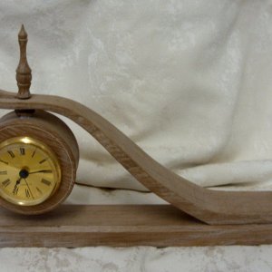 Oak clock