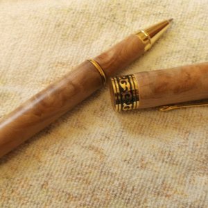 Regency pen in Silver Beech