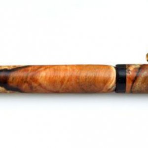 Spalted Apple on a Slimline Pen