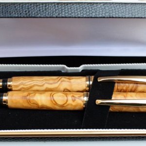 Spanish Olivewood Pen Set