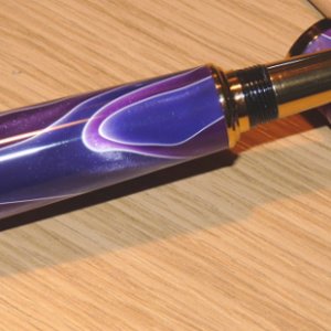 Purple Piazza Pen