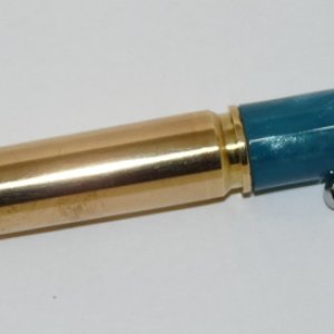 Blue Pearlescent Cartridge Pen