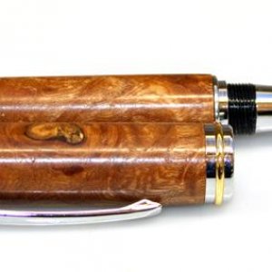 Large Gentleman's Pen Made With Burr Elm