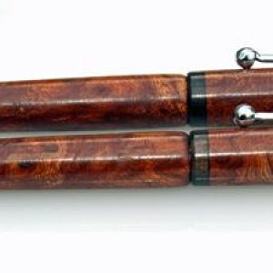 Burr Elm Pen and Pencil Set