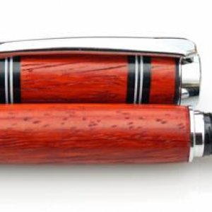 Segmented Padauk Rollerball Pen