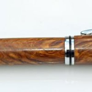 Rollerball Pen Carrying A Brown Mallee Blank