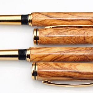 olive_wood_jr_gents_rollerball_pen_set