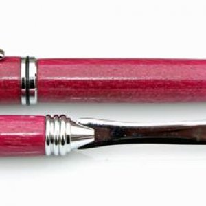 Purpleheart Rollerball and Letter Opener Set