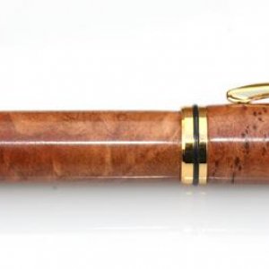 Red Gum Burr On A JR Gents Rollerball