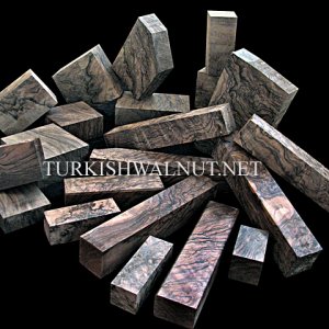 Turkish walnut turning squares