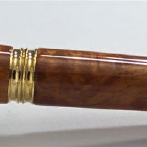 Closed End Omega in Amboyna Burr