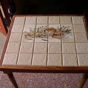 Tile Topped Coffee Table