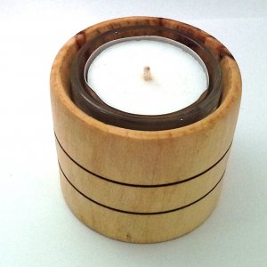 Tealight holder in Beech