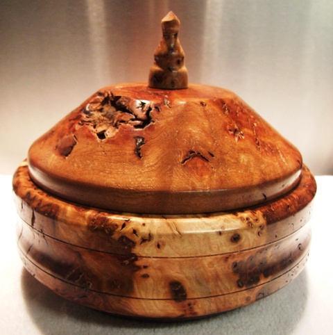 Burr elm trinket box