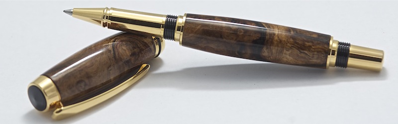 Gold Titanium Baron 2 Rollerball