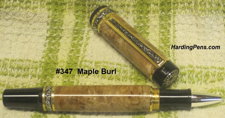 Maple Burl, Cambridge style pen