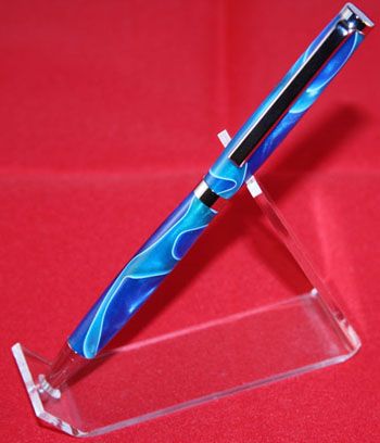 Ocean deep acrylic slimline pen