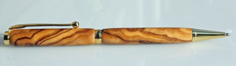 Olive Wood Slimline Pen