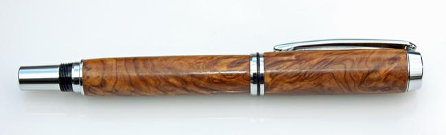 Rollerball Pen Carrying A Brown Mallee Blank