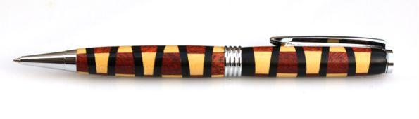 Segmented Chrome Plated Streamline Pen