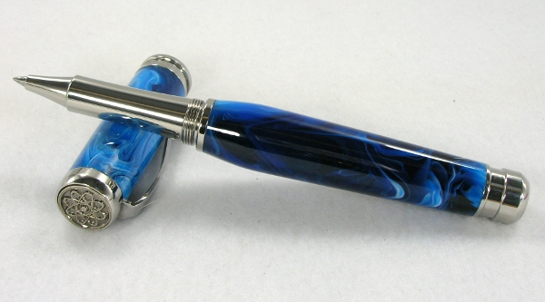 Swirl Blue PR on Marksman Eagle Rollerball Kit