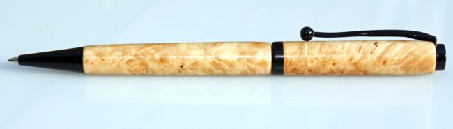 Sycamore Burr on a Slimline Pen