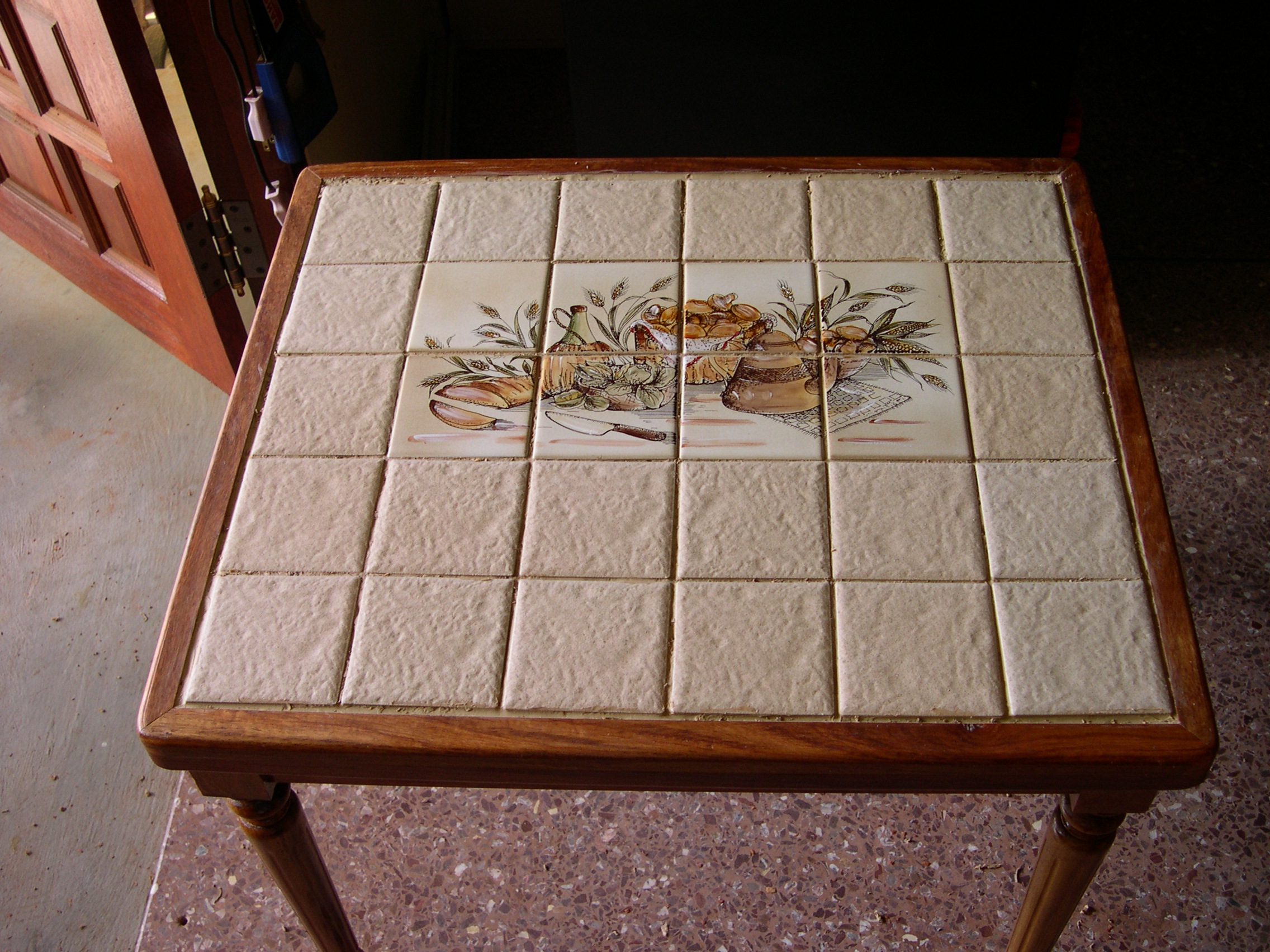 Tile Topped Coffee Table