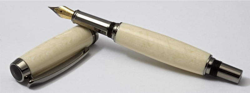 Trivalent Chrome Baron 2 with Alternative Ivory